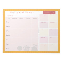 Wekelijkse zomerbloemen notitieblok