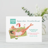 Weken in de zon kaart (Staand voorkant)