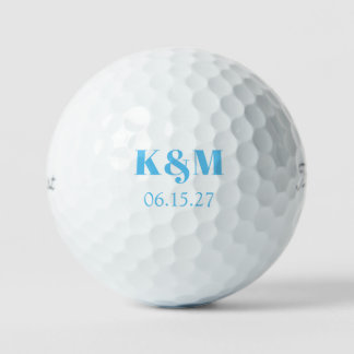Wekenddatum huwelijk golfballen