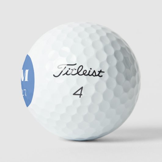 Wekenddatum huwelijk om Golf Balls te onthouden Golfballen (Logo)
