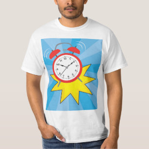 Wekker afgaand t-shirt