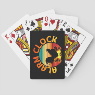 WEKKER ANTIEK OCHTEND HANE KIP POKERKAARTEN