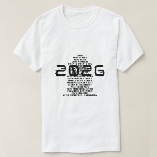 Welcome 2026 - Fresh Start New Year Celebration  T-shirt (Design voorkant)