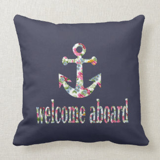 welcome aboard kussen