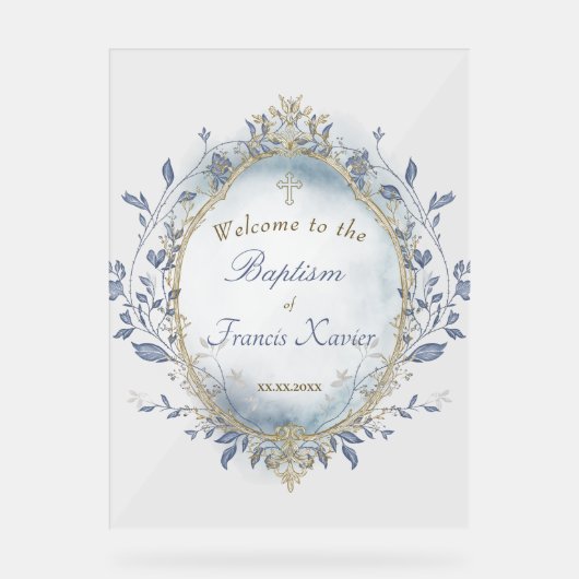 welcome Acrylic Sign (Recto)