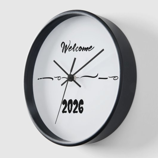 welcome art clock (Hoek)