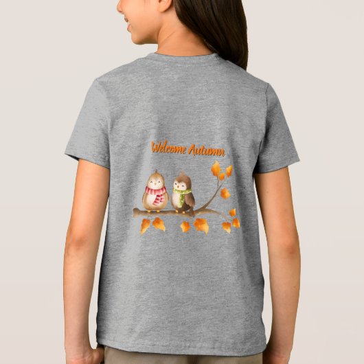 Welcome Autumn Tri-Blend Shirt (Achterkant)