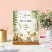 Welcome Baby Shower Baby Animals (Mariage)