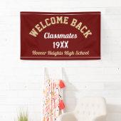 Welcome Back Classmates Class Reunion bannière (En situation)