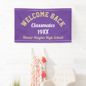 Welcome Back Classmates Class Reunion bannière (En situation)