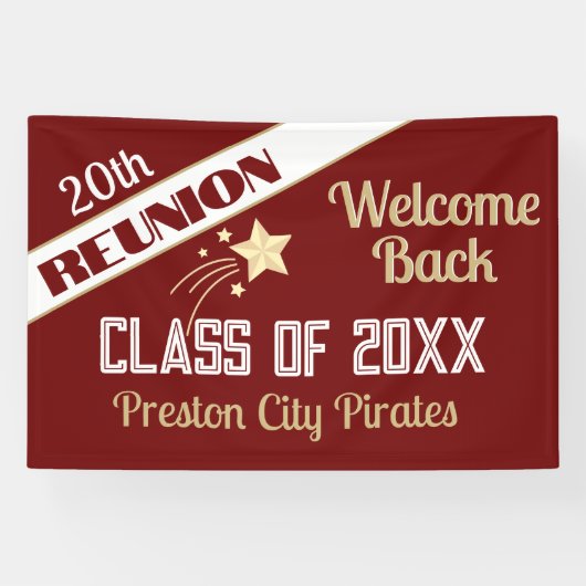 Welcome Back Classmates Reunion Bannière (Horizontal)