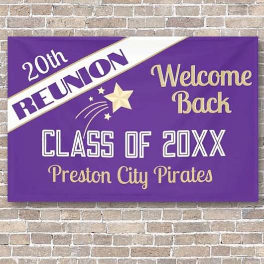 Welcome Back Classmates Reunion Bannière