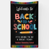 Welcome back to school  , First day of school Spandoek (Verticaal)