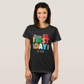 Welcome Back To School Rainbow Happy First Day S T-shirt (Voorkant volledig)