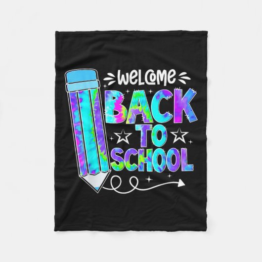 Welcome Back To School Shirts First Day Of School Fleece Deken (Voorkant)
