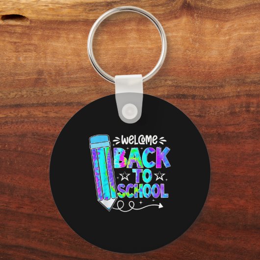 Welcome Back To School Shirts First Day Of School Sleutelhanger (Voorkant)