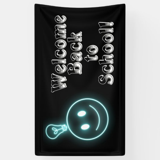 Welcome Back to School Spandoek (Verticaal)