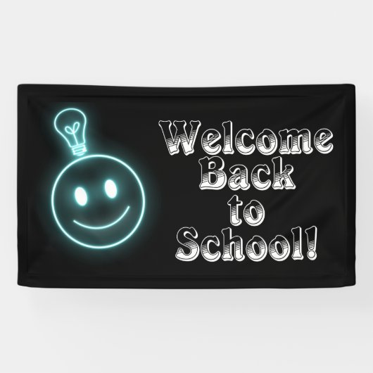 Welcome Back to School Spandoek (Horizontaal)
