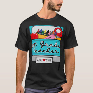 Welcome Back to School With Truck 1st Grade Teache T-shirt