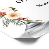 Welcome Bubbles & Brews Winter Couples Shower Poster (Hoek)