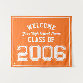 Welcome Class of 2006, 20 Year Reunion Decor Wandkleed