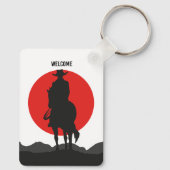 Welcome Cowboy Sleutelhanger (Achterkant)