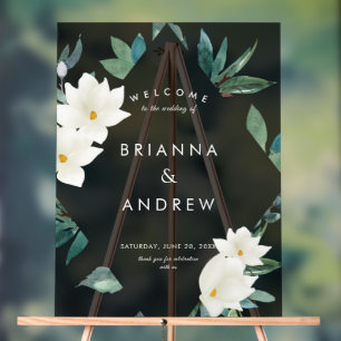 "Welcome" Elégante Plante Mariage