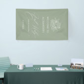 WELCOME FIRST COMMUNION banner custom Sage (Beurs)