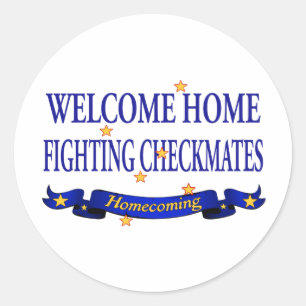 Welcome Home Fighting Ronde Sticker