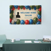 Welcome Home Military Banner – Custom Name Balloon (Beurs)