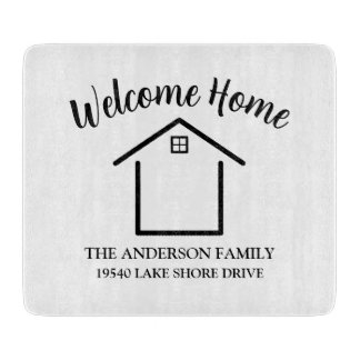 Welcome Home Personalized Keepsake Snijplank