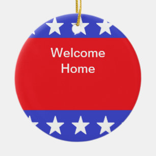 "Welcome Home Soldier" Ornament