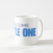 Welcome Little One Baby Boy Mug (Devant droit)