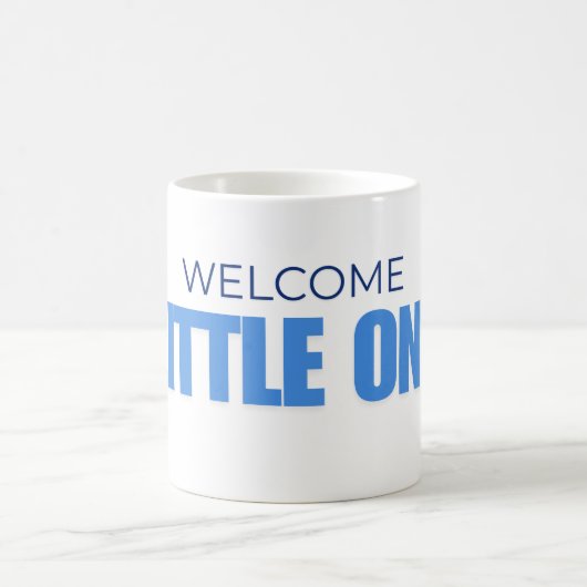 Welcome Little One Baby Boy Mug (Centre)