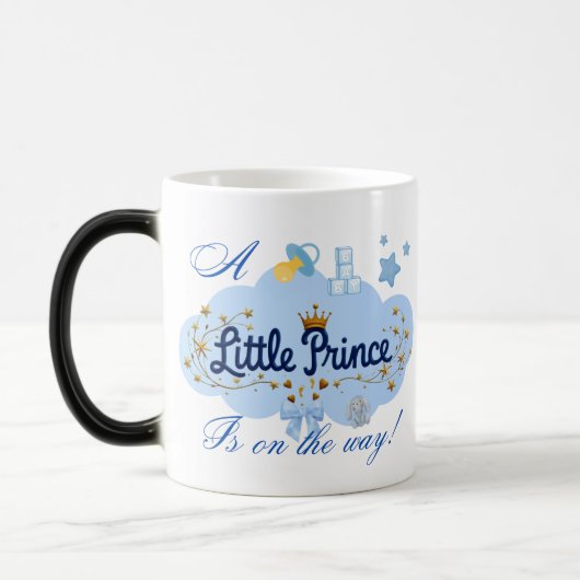"Welcome Little Prince" Magic Heat-Reveal Mug (Gauche)