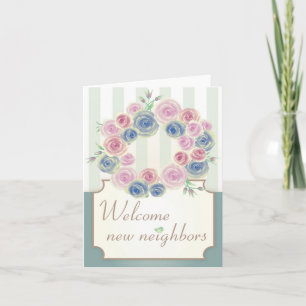 Welcome New Neighbors Note Card Kaart