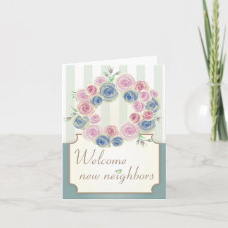 Welcome New Neighbors Note Card Kaart