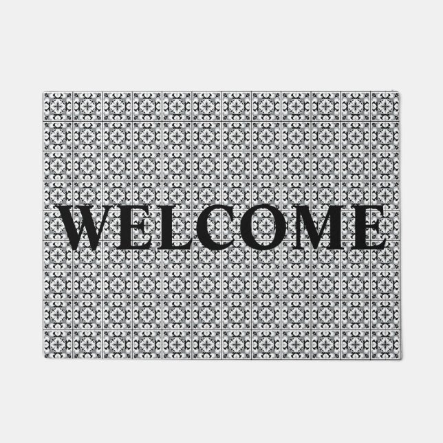 Welcome on Tiles Deurmat (Voorkant)