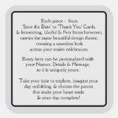 Welcome Pt 2 Vierkante Sticker (Voorkant)