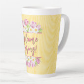 Welcome Spring Tulip and Daffodil Latte Mok (Rechterhoek)