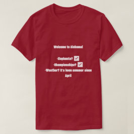 Welcome to Alabama T-shirt
