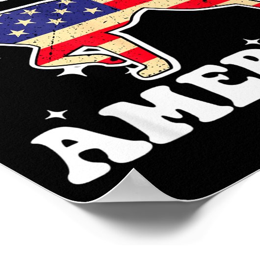 Welcome To America Patriotic Dog New American Citi Poster (Hoek)