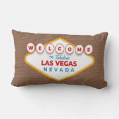 Welcome to Fabulous Las Vegas Nevada Trendy Memory Kussen (Achterkant)