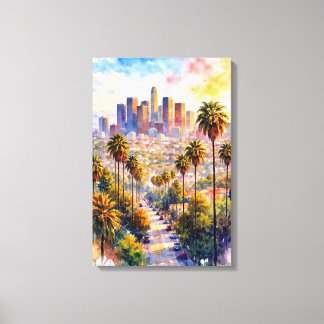 Welcome To Los Angeles  Canvas Afdruk