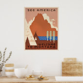 Welcome to Montana Poster (Keuken)