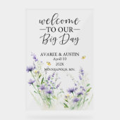 Welcome To Our Big Day Wedding  (Recto)
