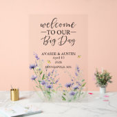 Welcome To Our Big Day Wedding  (Mariage)