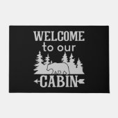 Welcome To Our Cabin  Deurmat (Voorkant)