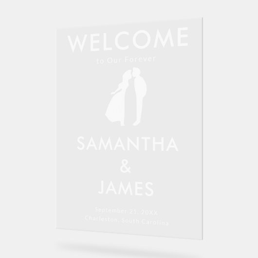 Welcome to Our Forever – Minimal Design (Angle)