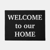 Welcome to our Home Deurmat (Voorkant)